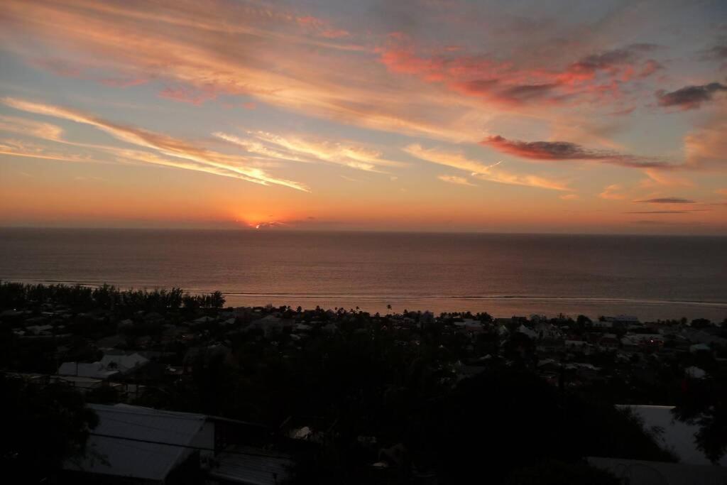 Chalet Sunset, Vue Panoramique Sur La Baie, Proche De Saint-Leu Et Ses Plages Ngoại thất bức ảnh
